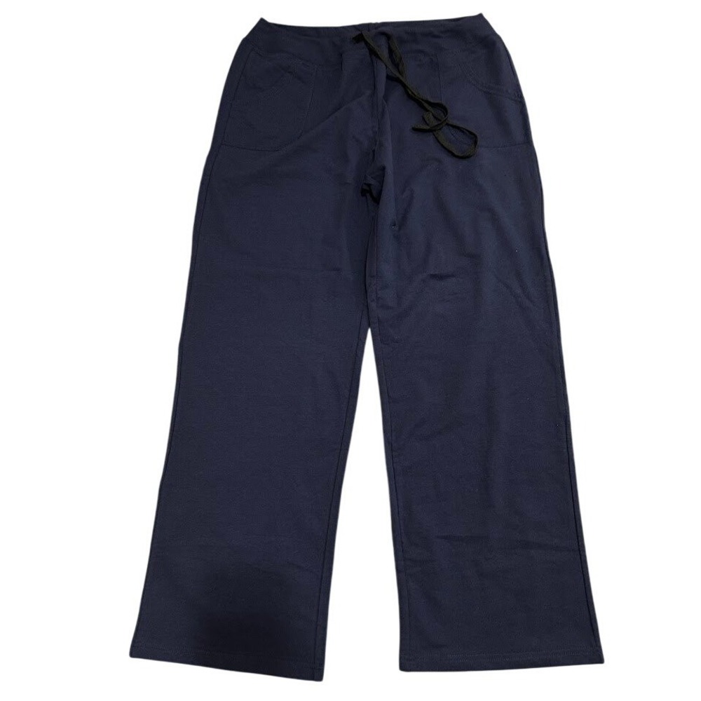 LOONEC LIMITED Womens Navy Blue Lounge Pants Drawstring Waist XLarge